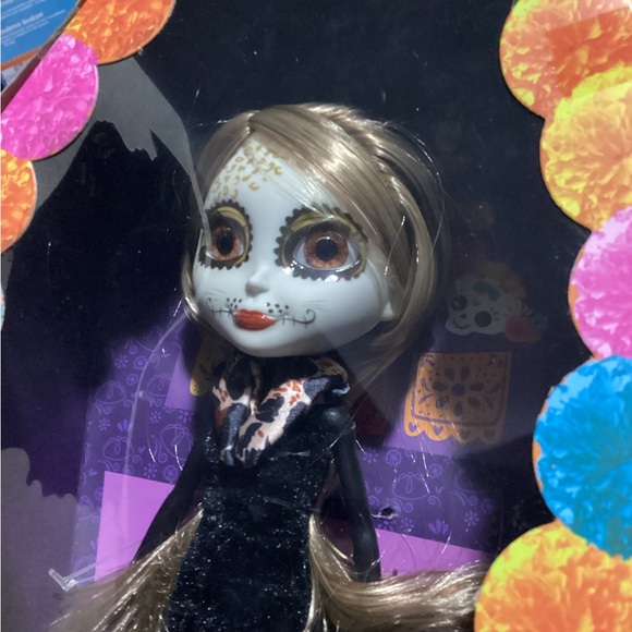 Little Bebops Dulce Catrina w/Blonde Hair & Brown Eyes 10in Day of The Dead Doll - Picture 4 of 4